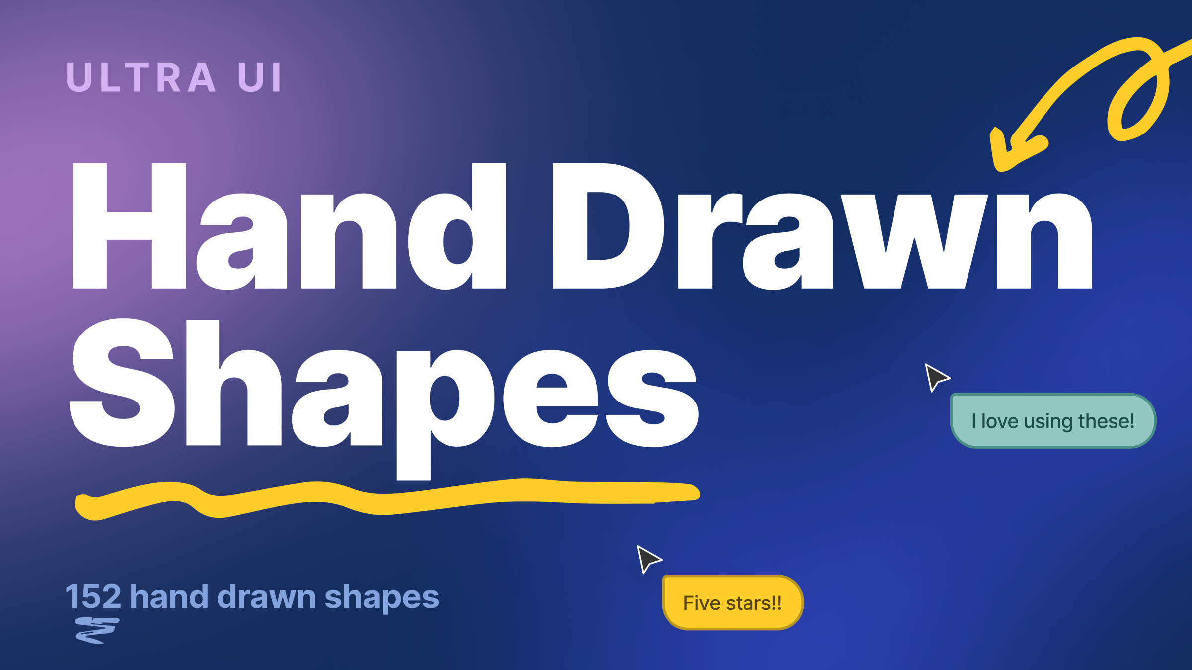 Hand drawn shapes - A Figma Community resource by Seth Richardson